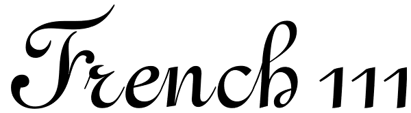 French 111 Font