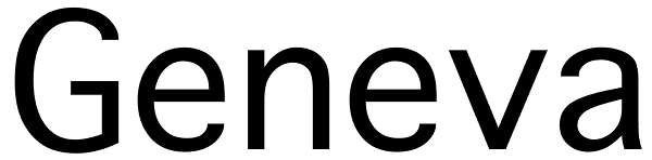 Geneva Font