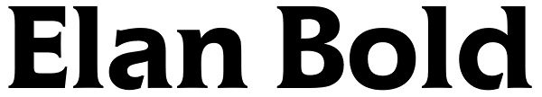 Elan Bold Font