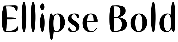 Ellipse Bold Font