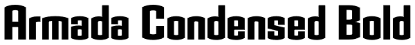 Armada Condensed Bold Font