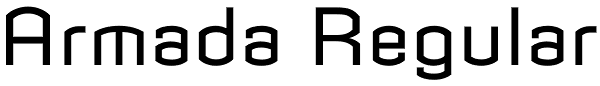 Armada Regular Font