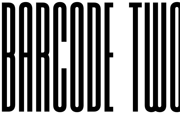 Barcode Two Font