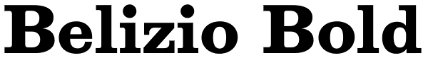 Belizio Bold Font