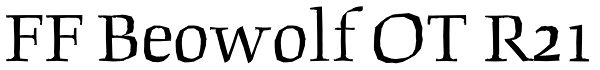 FF Beowolf OT R21 Font