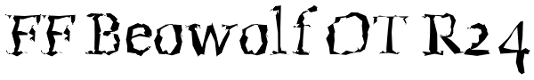 FF Beowolf OT R24 Font