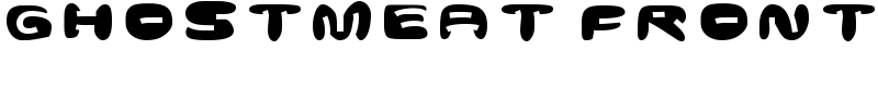 Ghostmeat Front Font