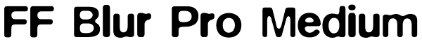 FF Blur Pro Medium Font