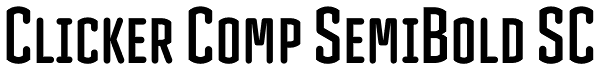 Clicker Comp SemiBold SC Font