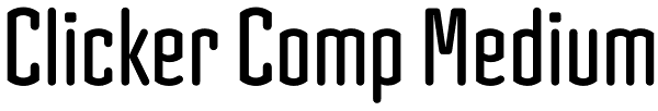 Clicker Comp Medium Font