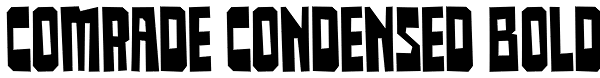 Comrade Condensed Bold Font