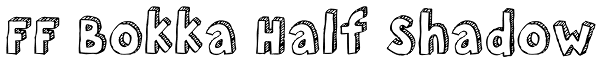 FF Bokka Half Shadow Font