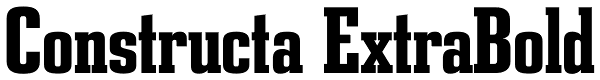 Constructa ExtraBold Font