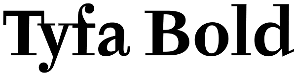 Tyfa Bold Font