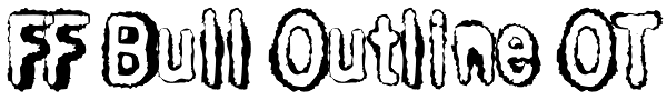 FF Bull Outline OT Font