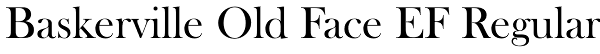 Baskerville Old Face EF Regular Font