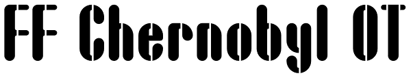 FF Chernobyl OT Font