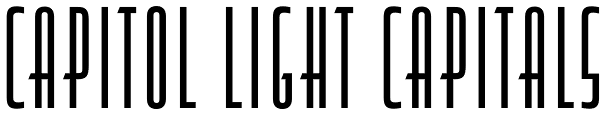 Capitol Light Capitals Font