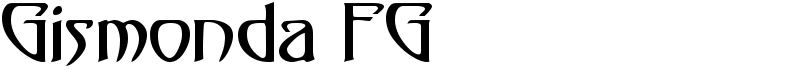 Gismonda FG Font