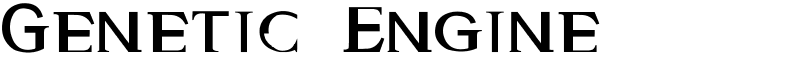 Genetic Engine Font