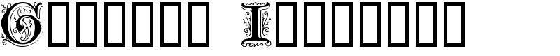 Genzsch Initials Font