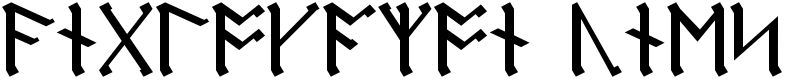 AngloSaxon Runes Font