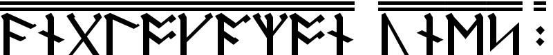 AngloSaxon Runes-2 Font