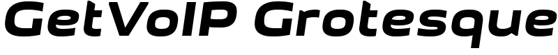 GetVoIP Grotesque Font