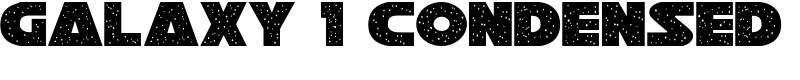 Galaxy 1 Condensed Font