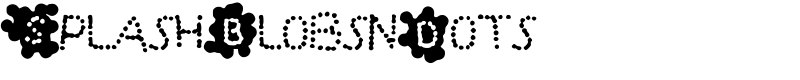 SplashBlobsnDots Font