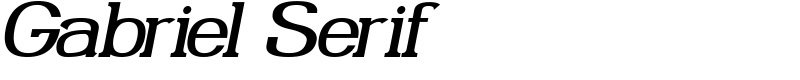 Gabriel Serif Font