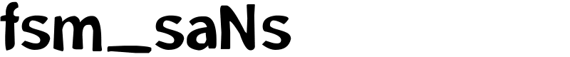 fsm_sans Font