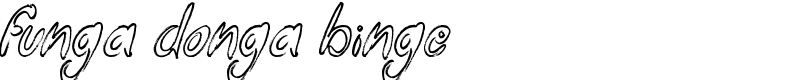 Funga Donga Binge Font