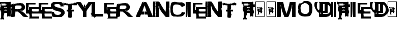 freestyler ancient f6(modified) Font