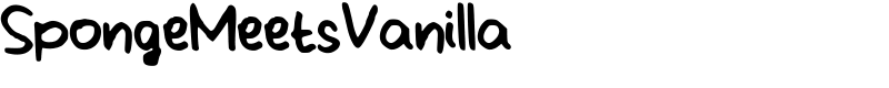 SpongeMeetsVanilla Font