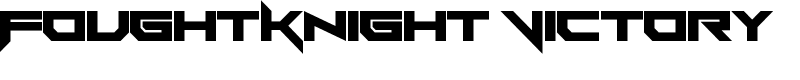 FoughtKnight Victory Font