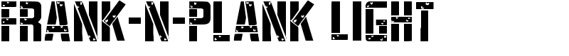 Frank-n-Plank Light Font