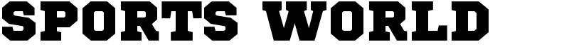 Sports World Font