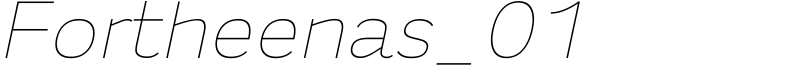 Fortheenas_01 Font