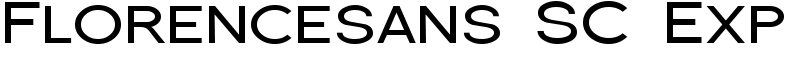 Florencesans SC Exp Font