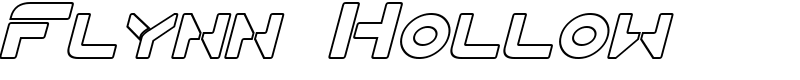 Flynn Hollow Font