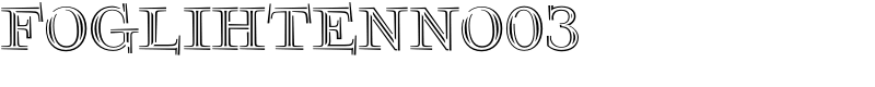 FoglihtenNo03 Font