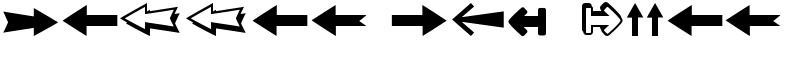 Follow The Arrow Font