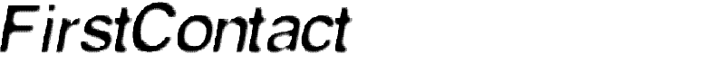 FirstContact Font