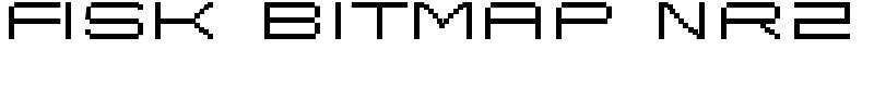 Fisk Bitmap Nr2 Font