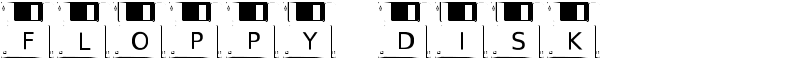 Floppy Disk Font