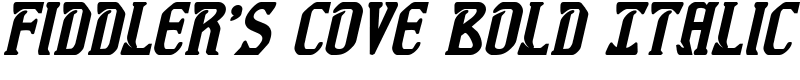 Fiddler's Cove Bold Italic Font