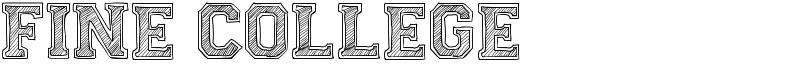 Fine College Font