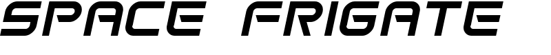 Space Frigate Font