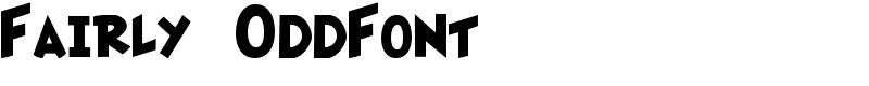 Fairly OddFont Font